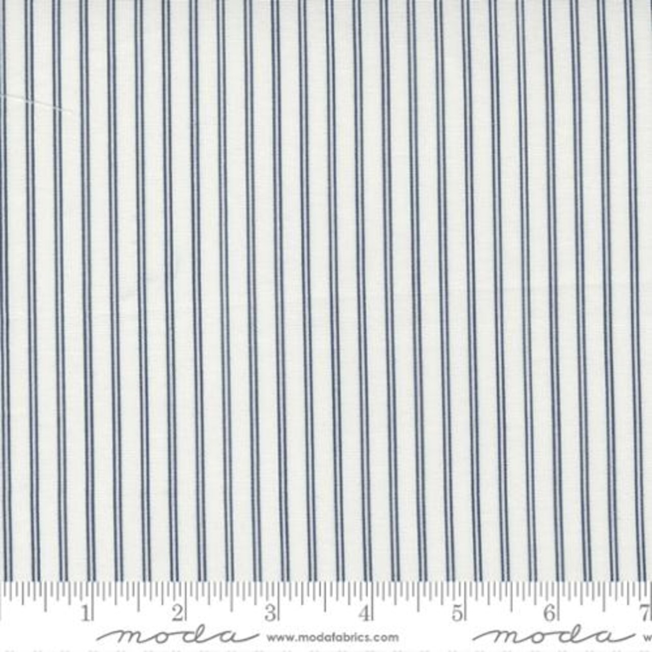 Fabric Moda Cream Navy Stripes Nantucket Summer by the Quarter Yard 55267-11